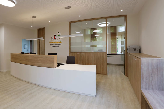 Neugestaltung einer Kinderarztpraxis